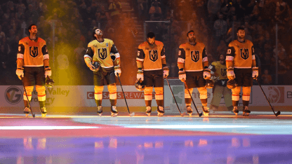 Golden Knights pregame visual for the Lineup Builder project